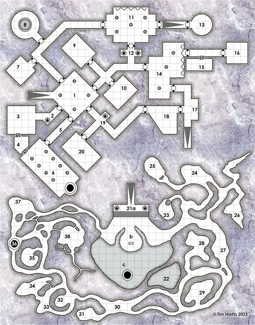 free D&D dungeon map