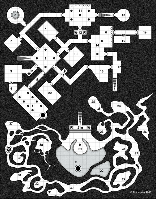 free D&D dungeon map