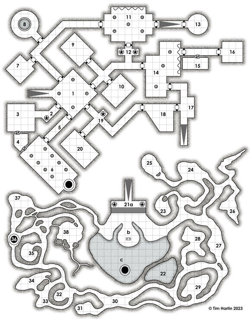 free D&D dungeon map