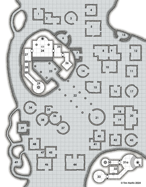 free D&D dungeon map