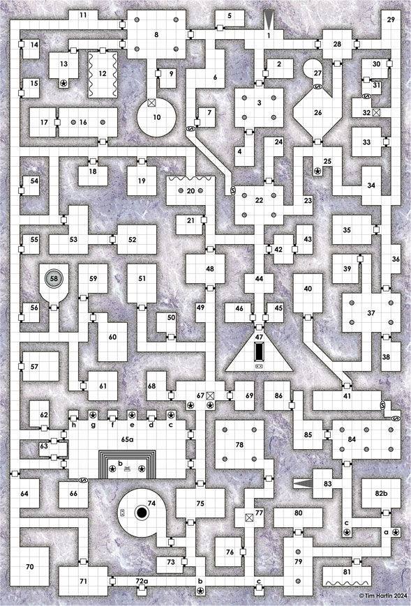 free D&D dungeon map