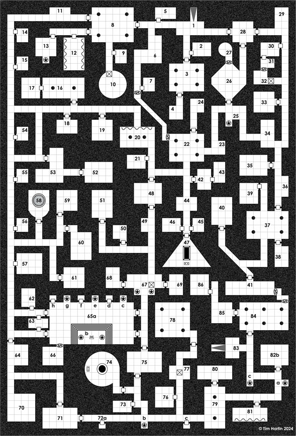 free D&D dungeon map