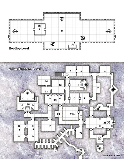 free D&D dungeon map