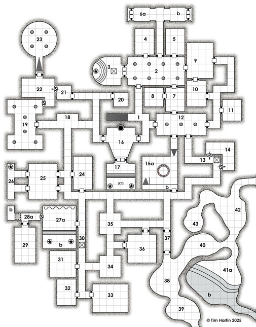 free D&D dungeon map