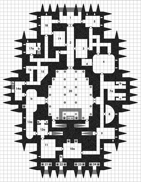 D&D dungeon map