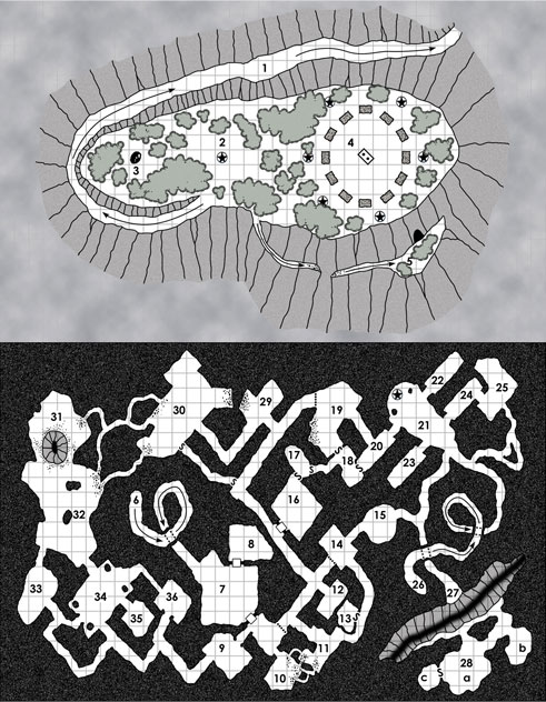 D&D dungeon map