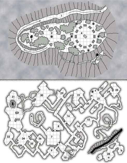 D&D dungeon map