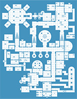 Old School Blue Map PDF