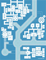 Old School Blue Map PDF